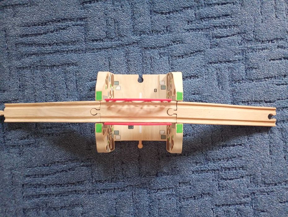 Tory drewniane ikea/lidl/elefun wiadukt przejazd kolejowy zestaw