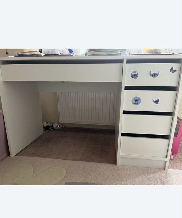 Meble biale ikea dab eket komoda polki szuflady regal