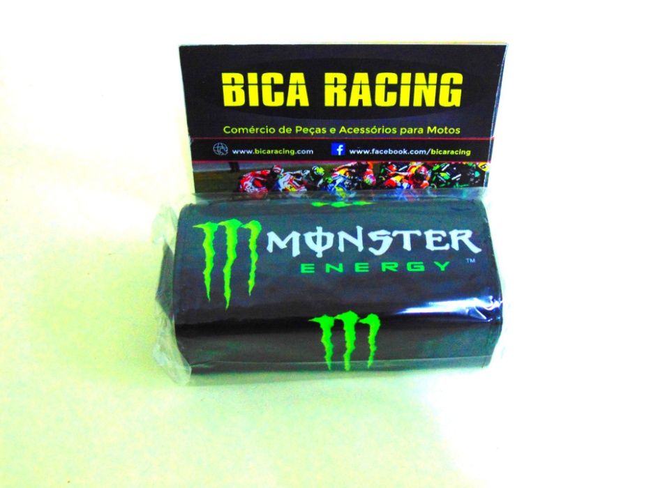 Esponja de Volante Monster verde Moto