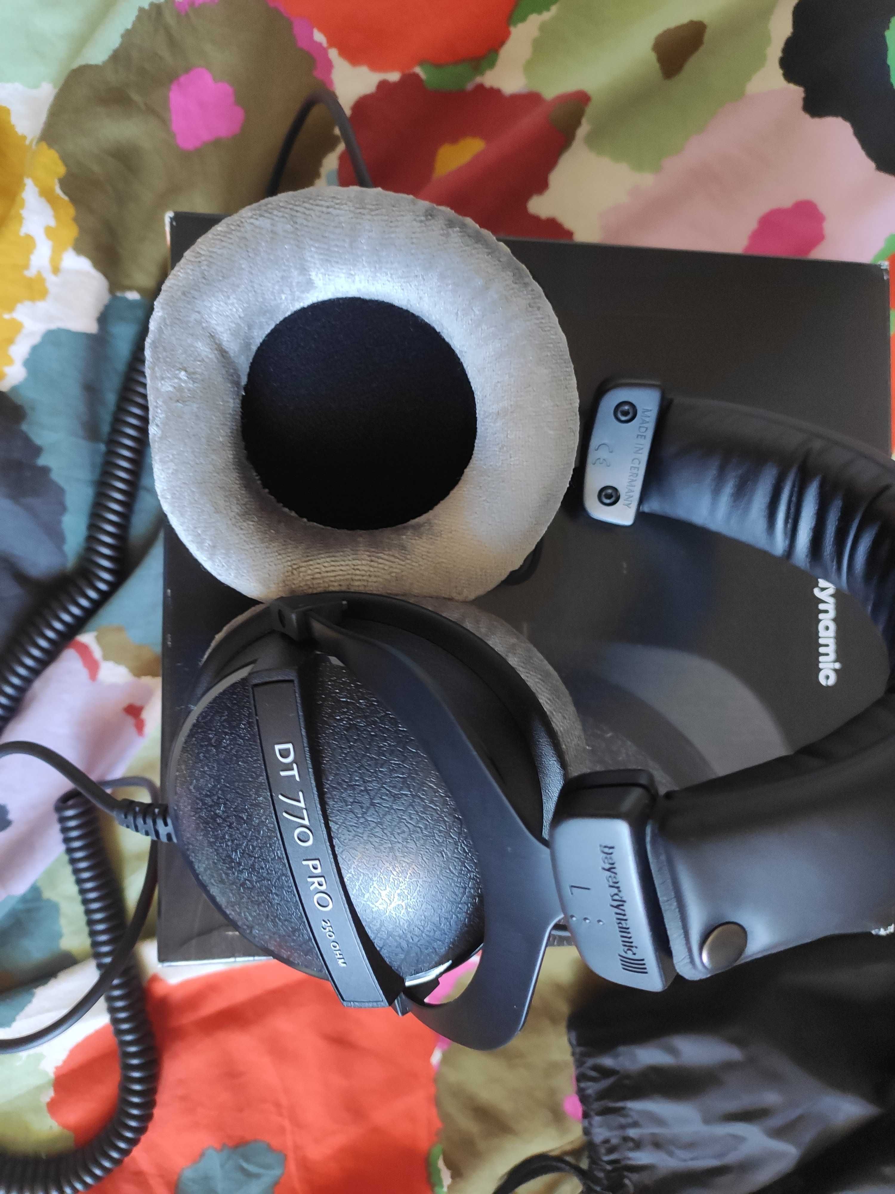 Słuchawki studyjne profesjonalne DT 770 PRO 250 Ohm Beyerdynamic