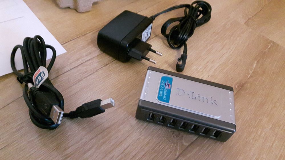 Jak nowy Hub USB 7 portów D Link