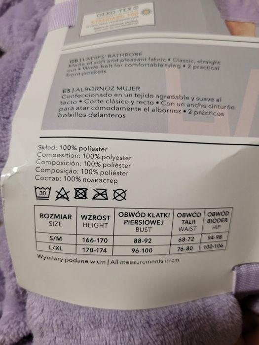 Szlafrok damski r.L/XL na prezent