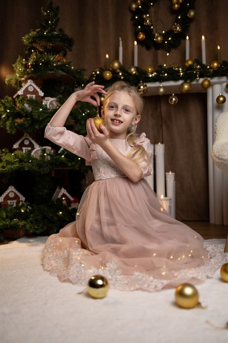 Сукні фемелі лук, новорічні, для фотосессії, урочистої події