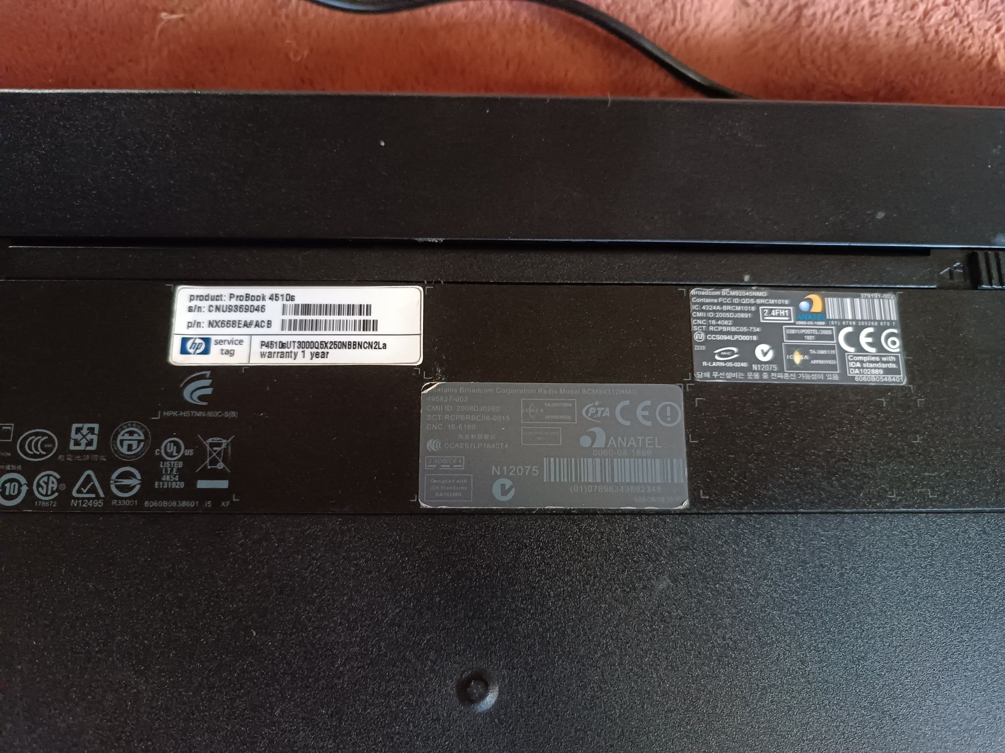 Ноутбук HP Probook 4510s