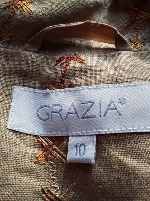 Marynarka i sukienka z lnu