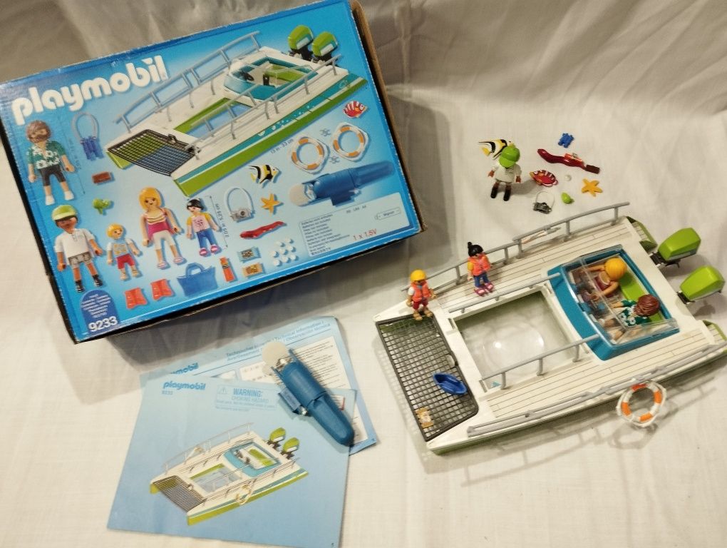 Playmobil zestaw 9233 Łódź ze szklanym dnem