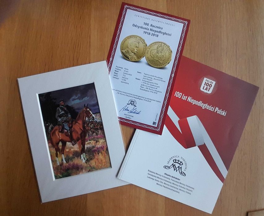 Medal "Józef Piłsudski" 100. Rocznica Odzyskania Niepodległości.