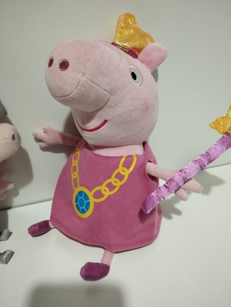 Peppa Pig Świnka Peppa wróżka, George rycerz