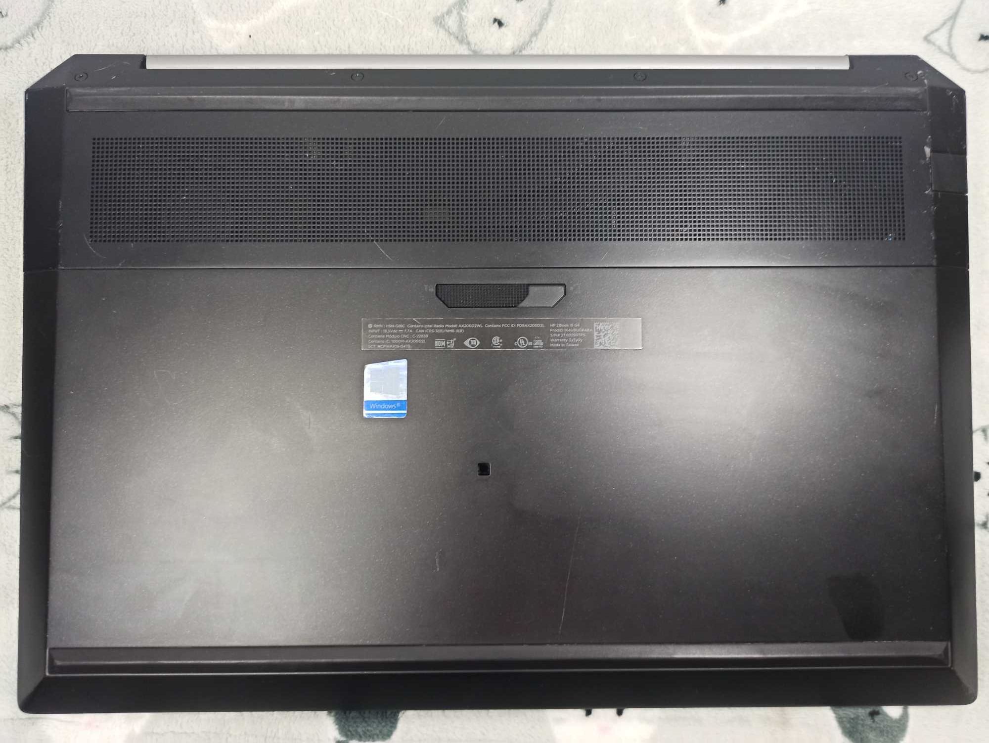 Ноутбук Ігровий HP Zbook 15 G6 i5 4ядра/16gb/nvme512/Nvidia T1000 4gb