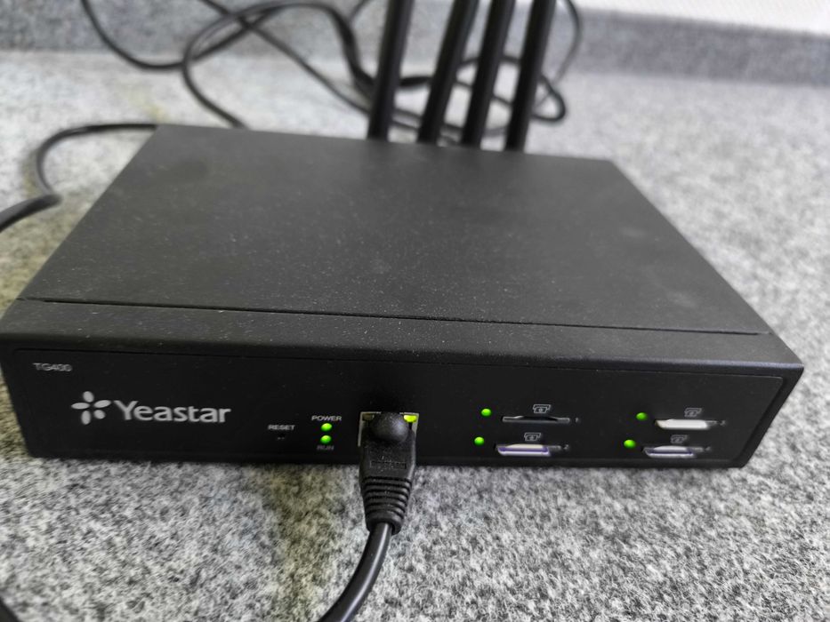 Sprawna bramka VoIP GSM 3G SMS Yeastar TG400 - 4 SIM, instrukcja