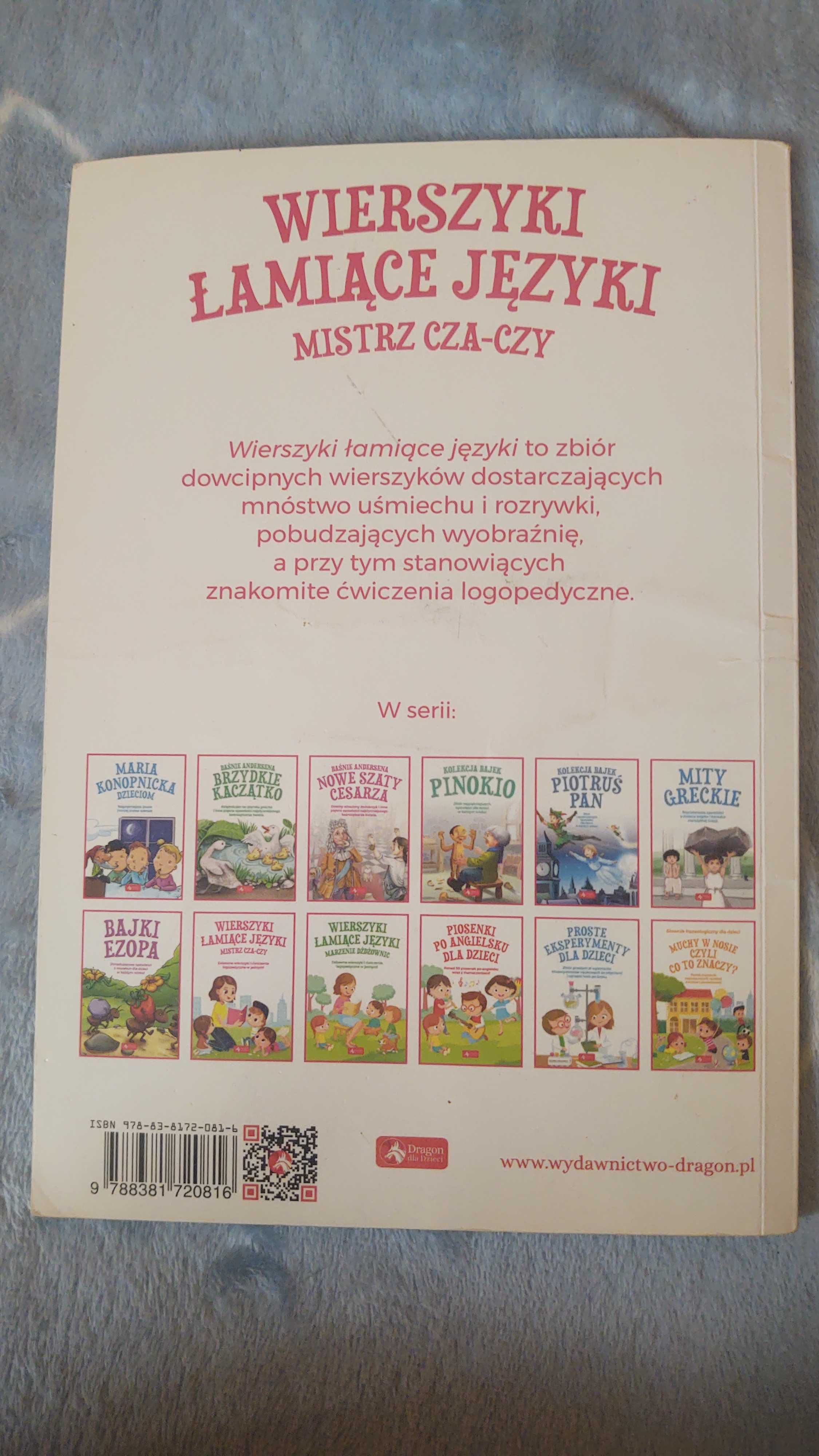 Wierszyki łamiące języki. Mistrz cza-czy, Anna Willman logopedia