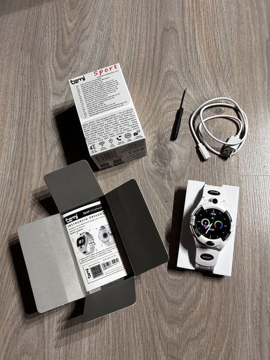 Smartwatch bemi sport 4G biały