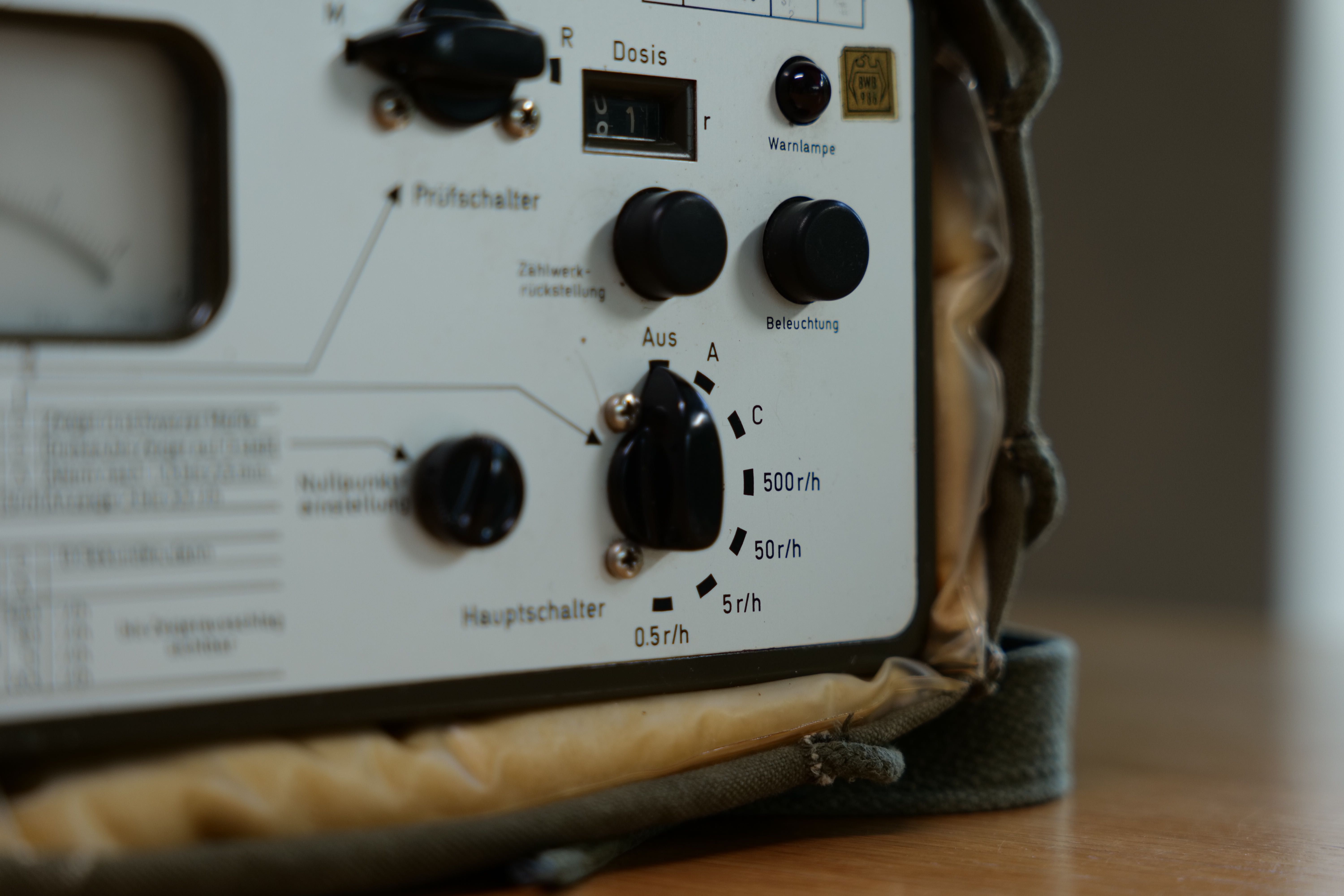 Licznik Geigera, Rentgenometr Strahlenspurgerät TTL 6109A