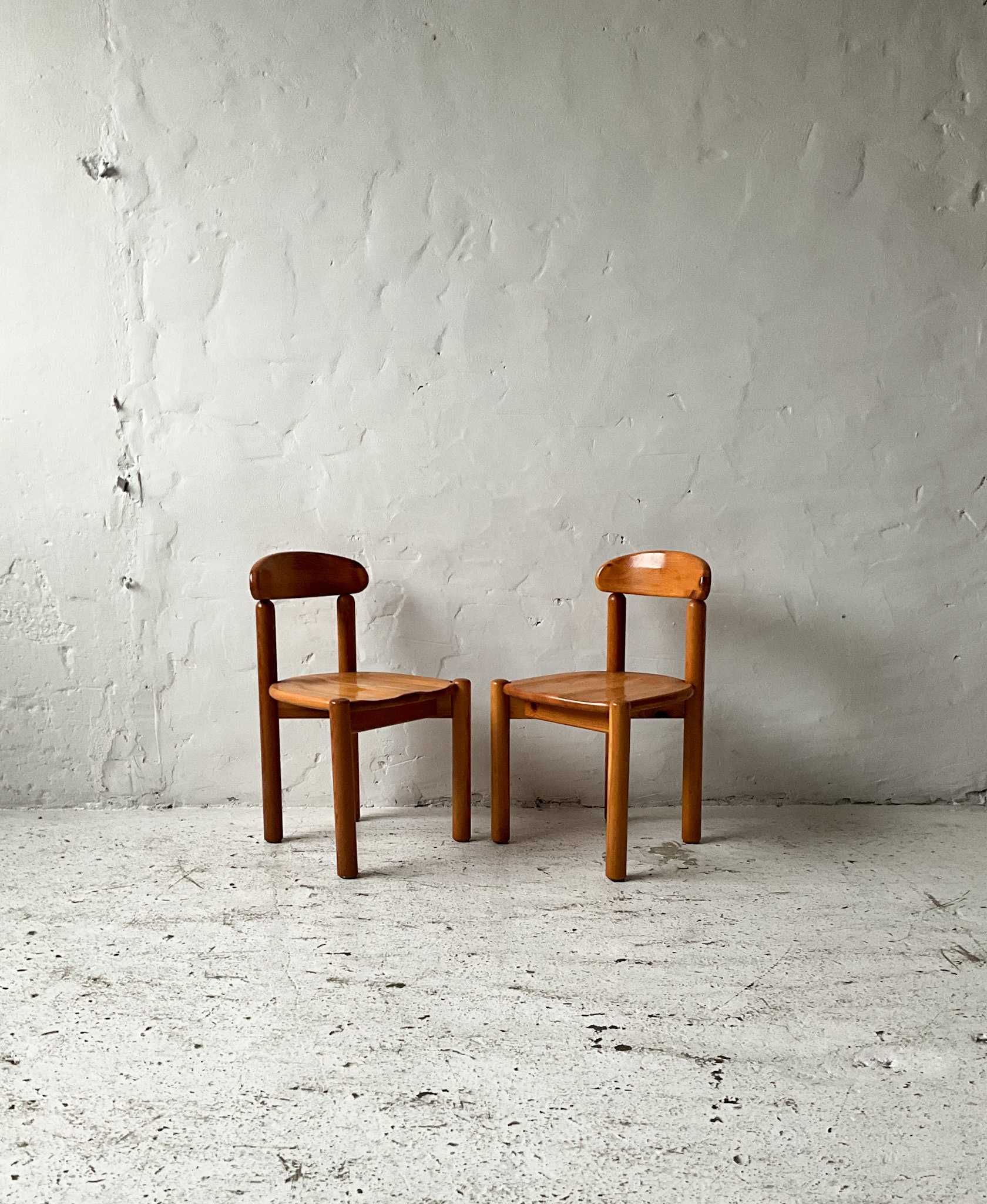 Duńskie krzesła proj. Rainer Daumiller lata 70 vintage design
