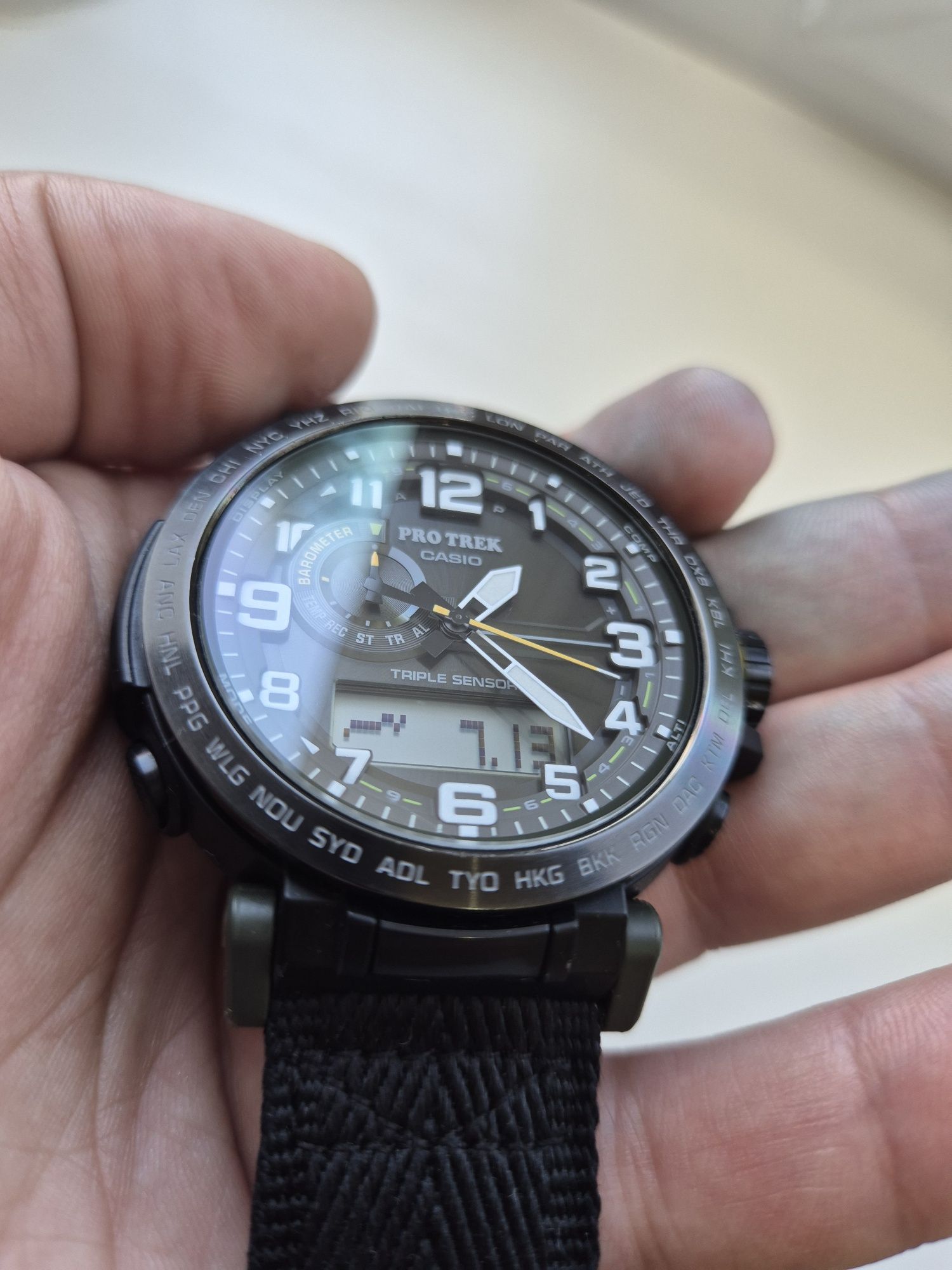 Годинник Casio ProTrek PRG-601YB-3DR  Tough Solar Tripl