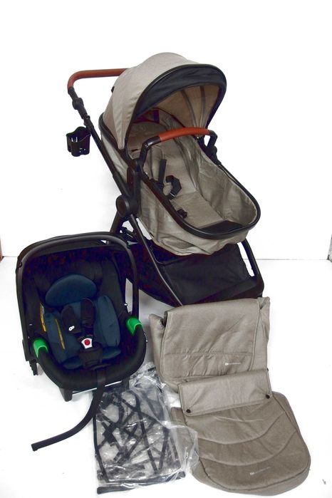 Kinderkraft Esme Wózek Wielofunkcyjny 3w1 Z Fotelikiem Mink Pro Beige