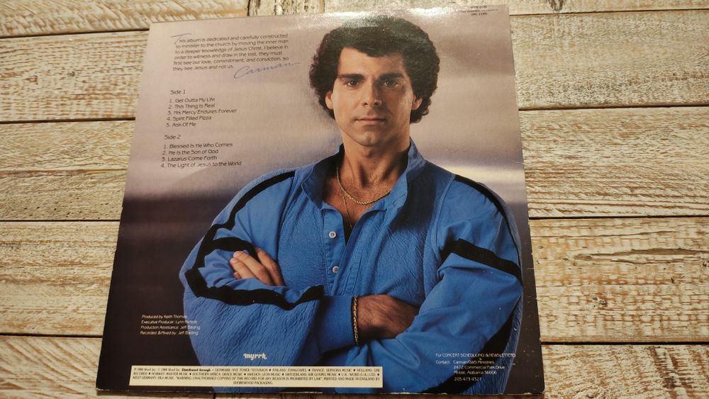 Carman. Comin on strong. Winyl. VG