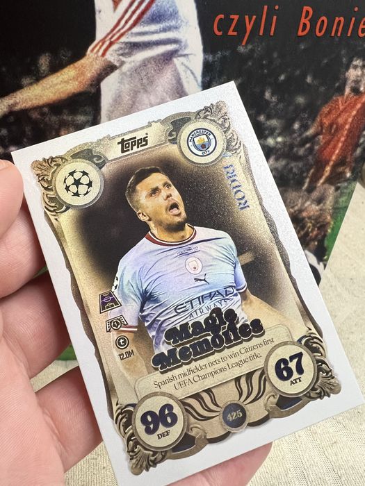 Rodri Magic Memories Topps Match Attax 2026  Bardzo dobry