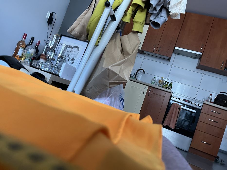 Sukienka river island pomarańczowa luźna zwiewna ramiączka