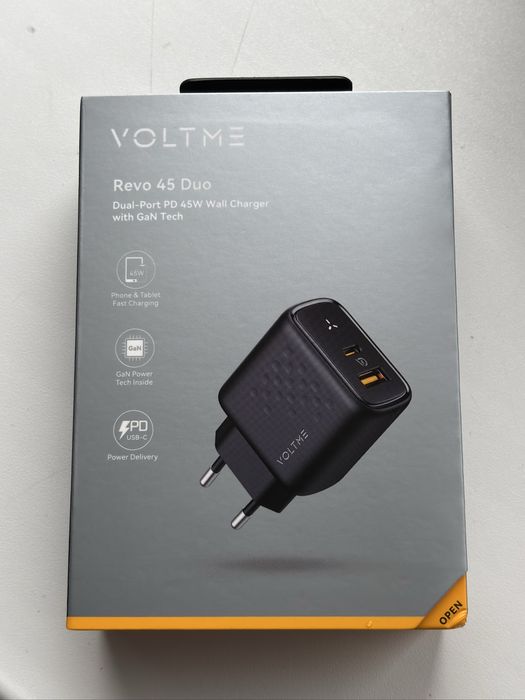 Швидка зарядка Voltme Revo 45W + кабель type-c