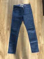 Woskowane spodnie w kropki H&M