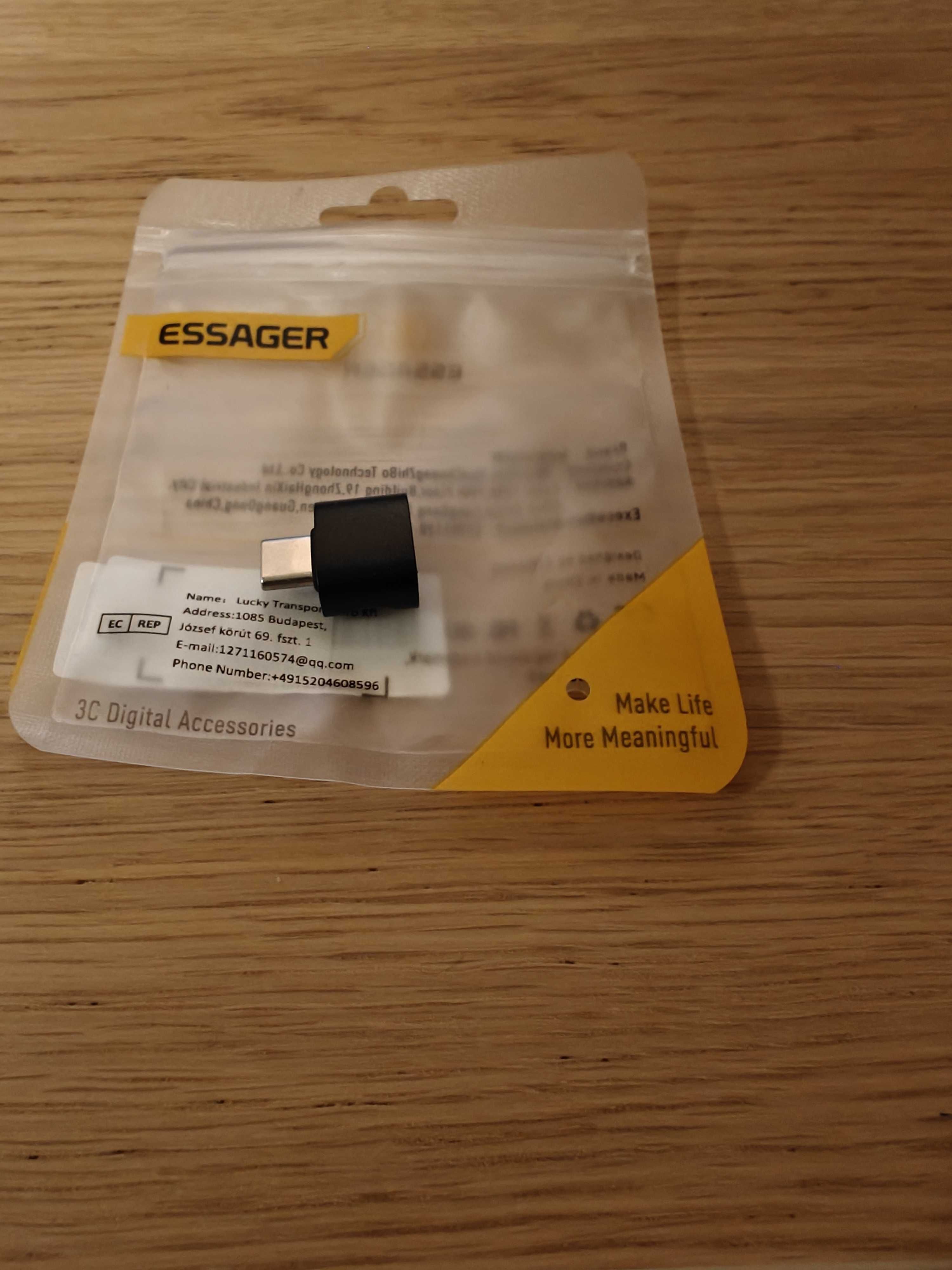 Essager adapter przejściówka OTG micro USB do USB-C 2.0 EZJMC-XL01