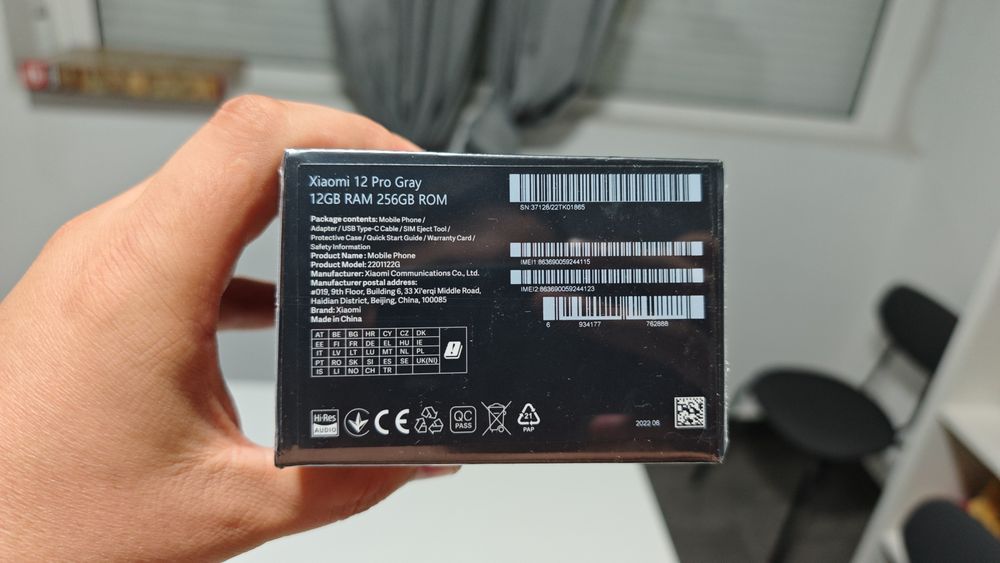 Xiaomi 12 pro Novo - Ainda na caixa