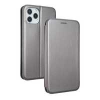 Beline Etui Book Magnetic Iphone 12/12 Pro 6,1" Stalowy/Steel