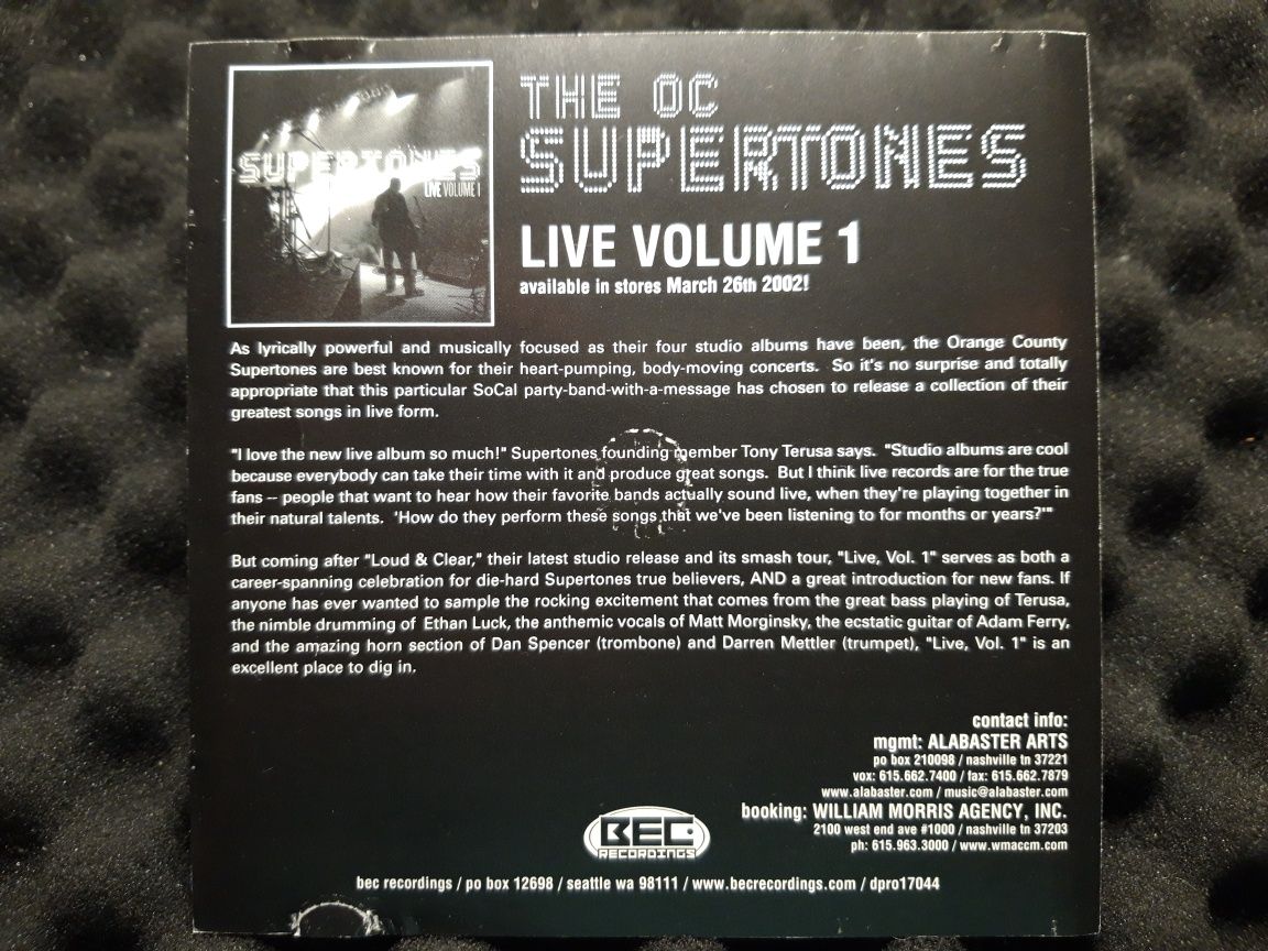 The O.C. Supertones – Live Volume 1 (CD, 2002)