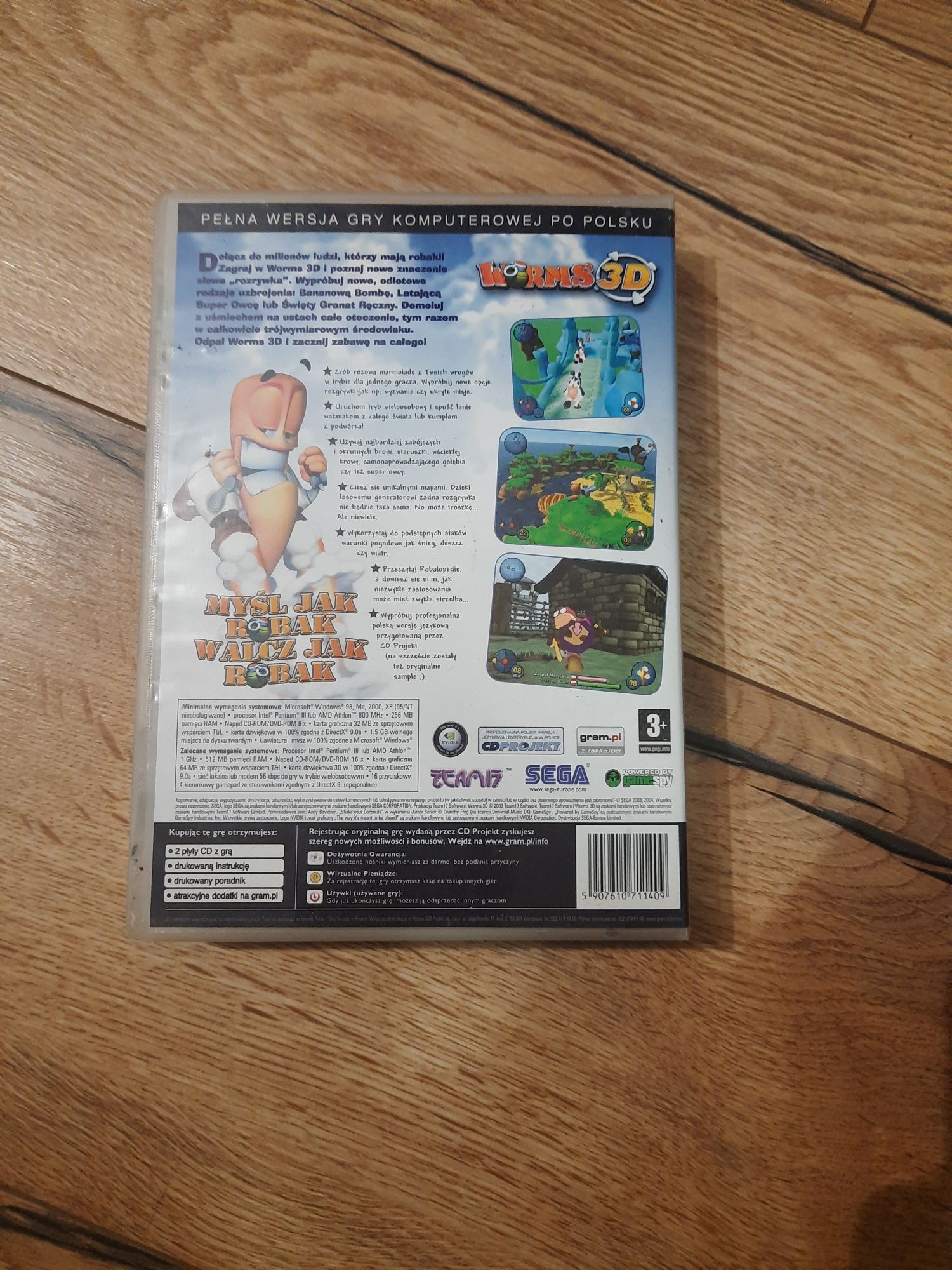 Gra komputerowa Worms 3d