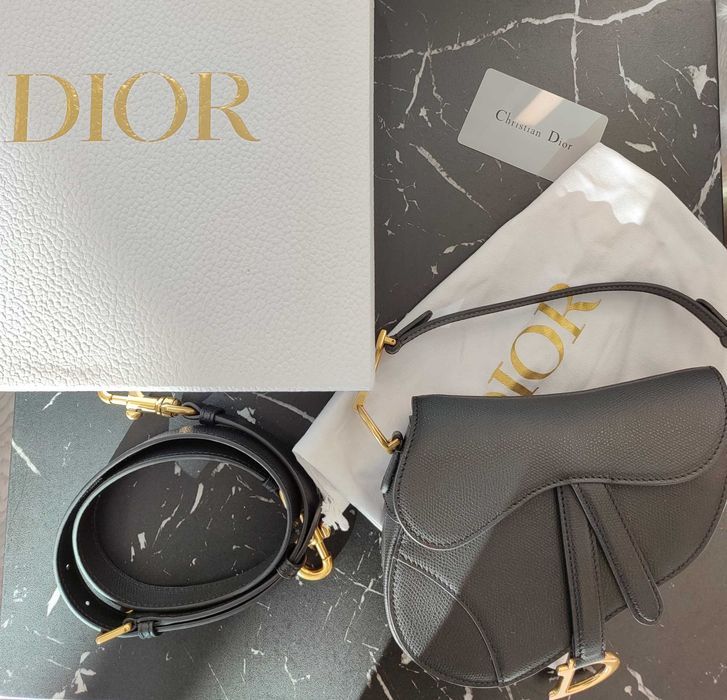 Сумка Mini Saddle Bag With Strap Black