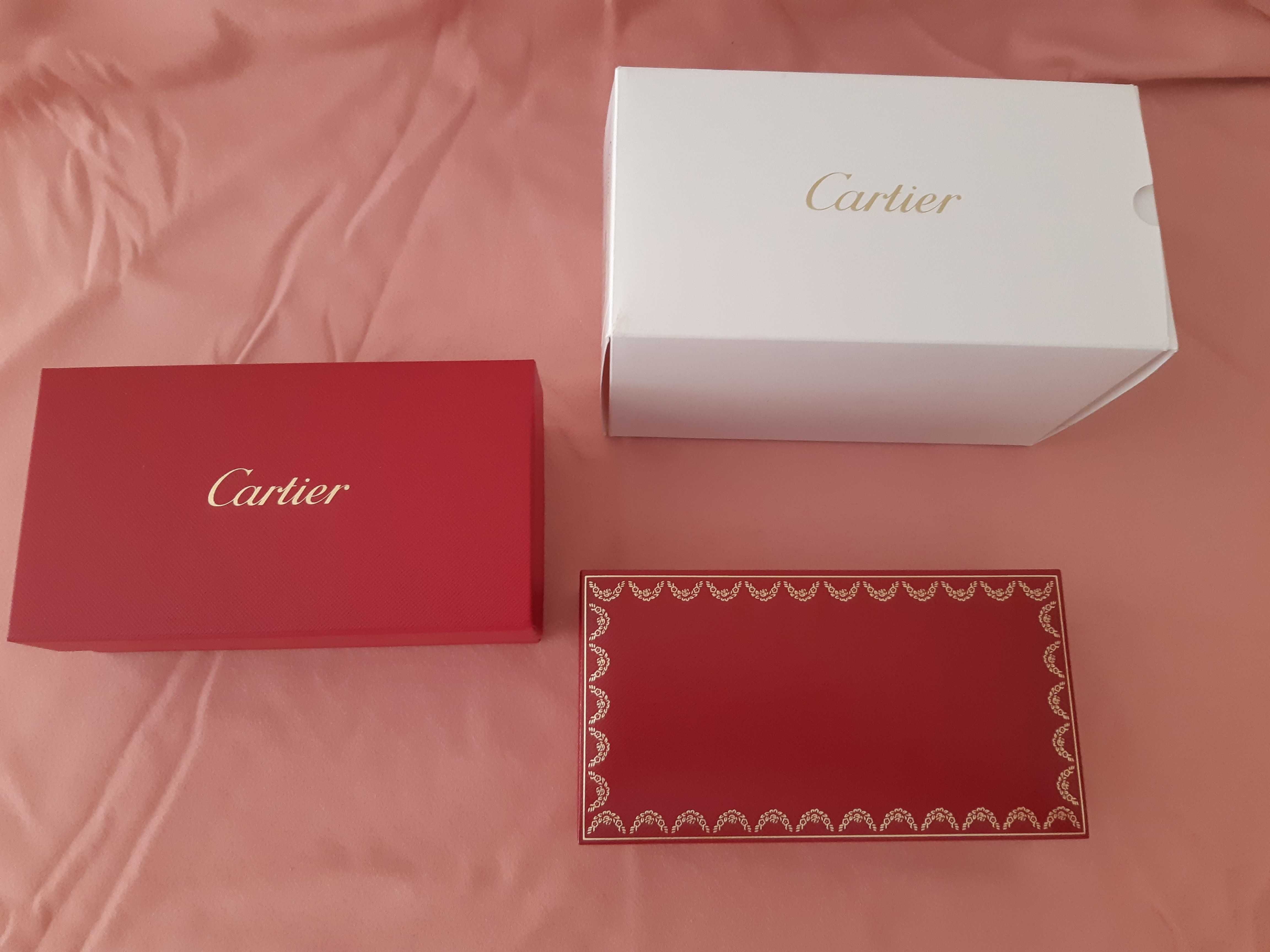 Cartier - Caixas + Estojo para Óculos