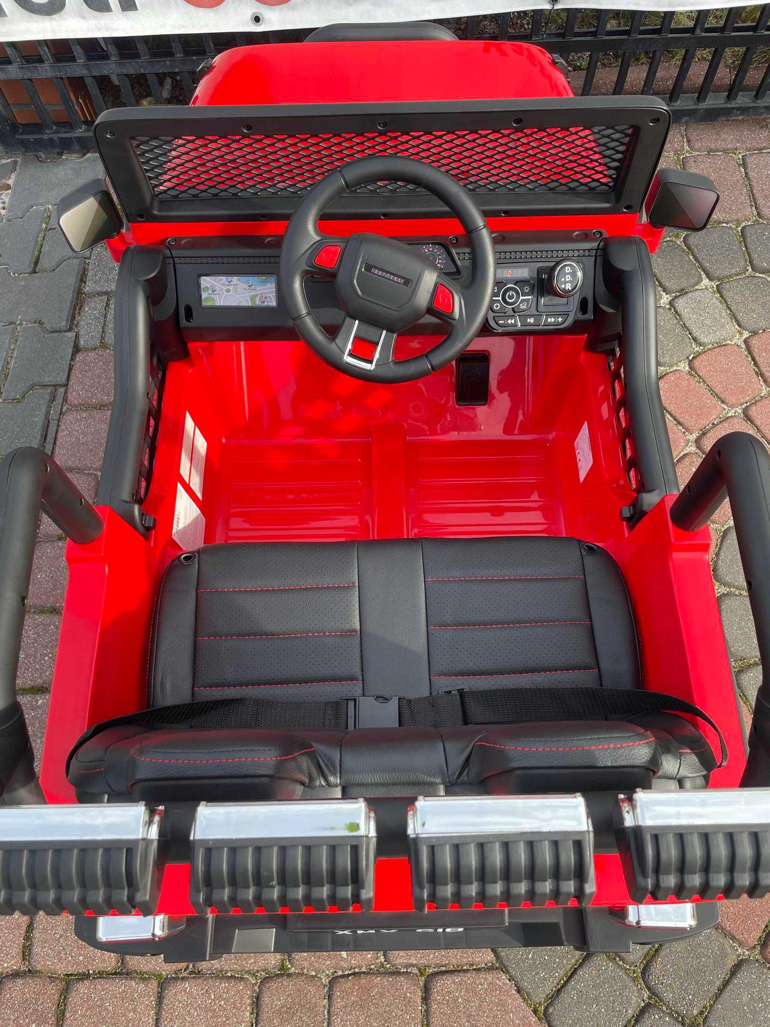 NOWY DUŻY JEEP Dwuosobowy samochód na akumulator dla dzieci 4x4 PILOT