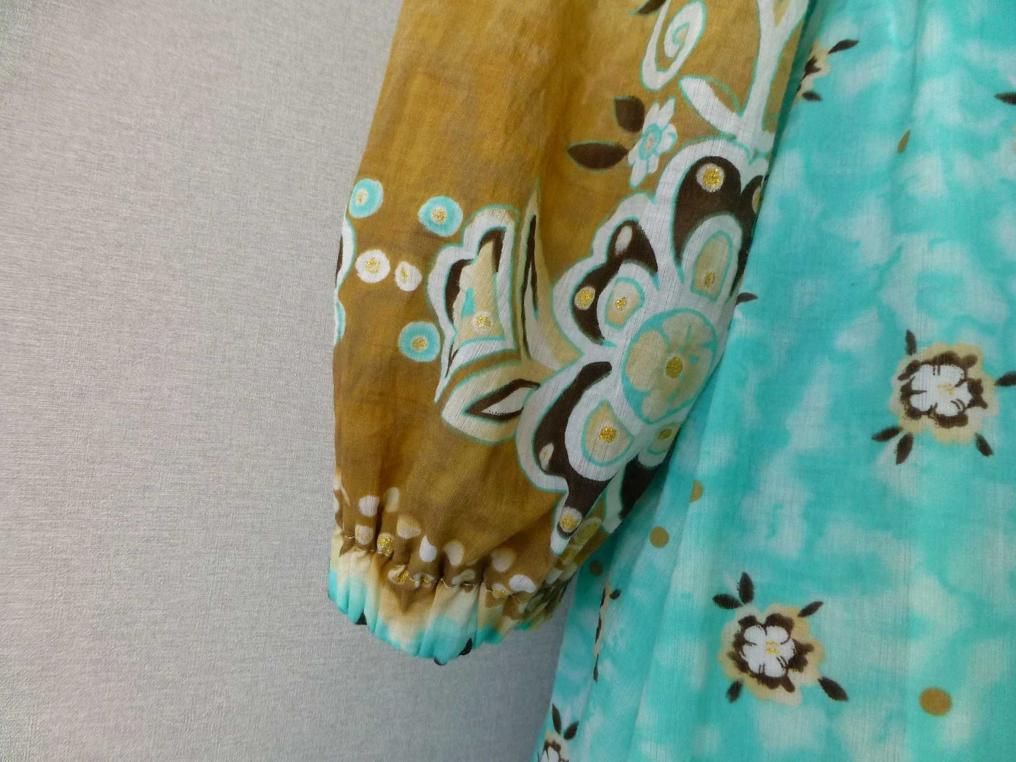 Blossom indyjska letnia sukienka S M