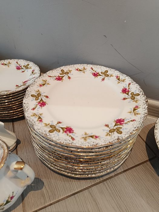 Serwis obiadowy Chocież Vintage antyk porcelana porcelanowy