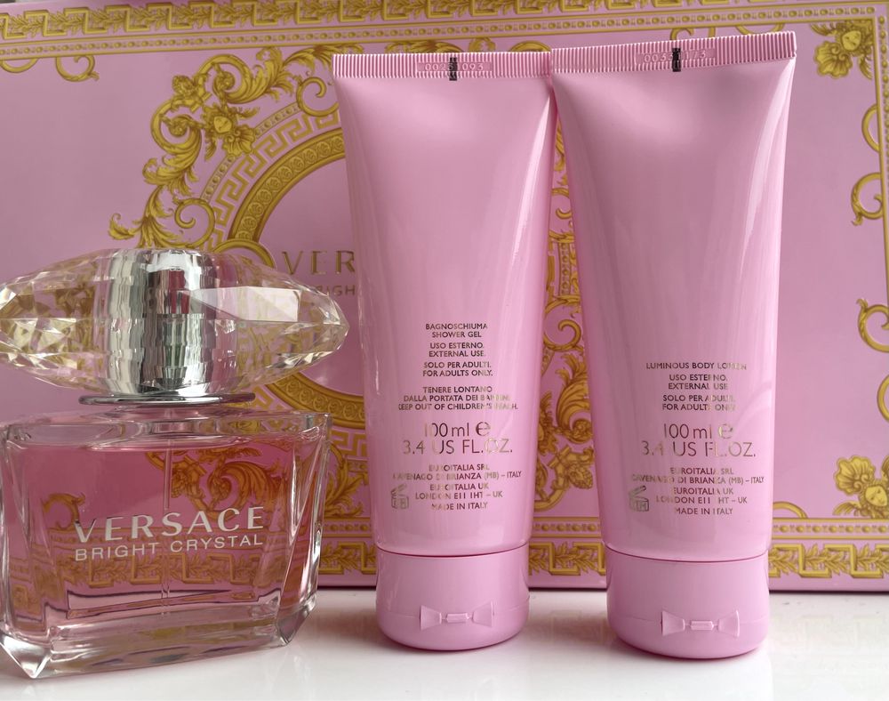 Набір Versace Bright Crystal на подарунок