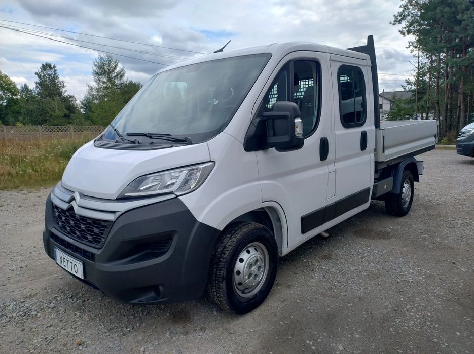Citroën JUMPER 2,2Bluehdi 140KM  DOKA 7-OSÓB 33tys.km Brygadowy Klima Tempomat Fak. vat skrzynia