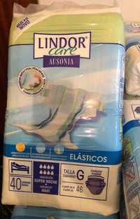 Embalagem Fraldas Lindor 40Unid 8Gotas (Adulto-TG) *NOVO*