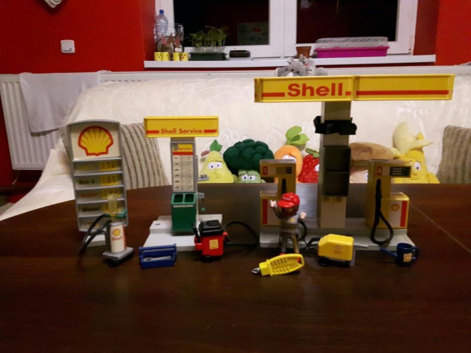 Stacja paliw Shell zabawka Playmobil 1997