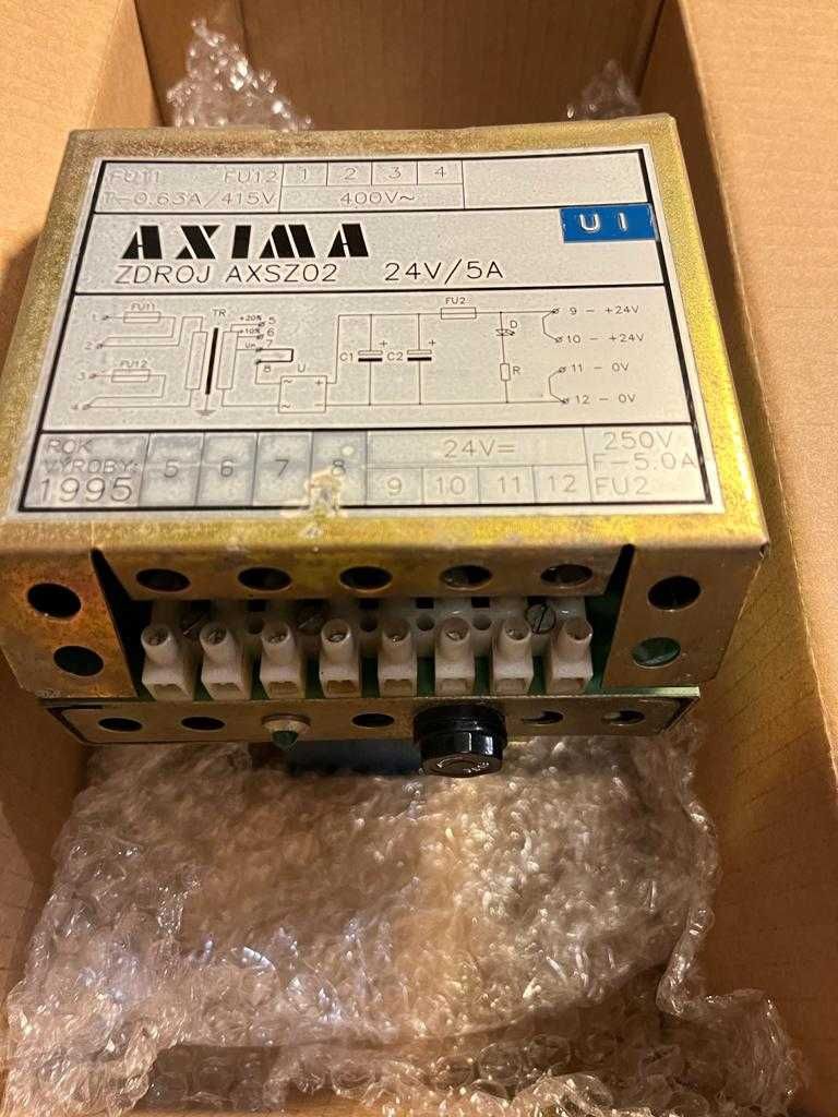 EXIMET transformator 400/24 5,68A AXIMA ZDROJ AXSZ02 24V/5A