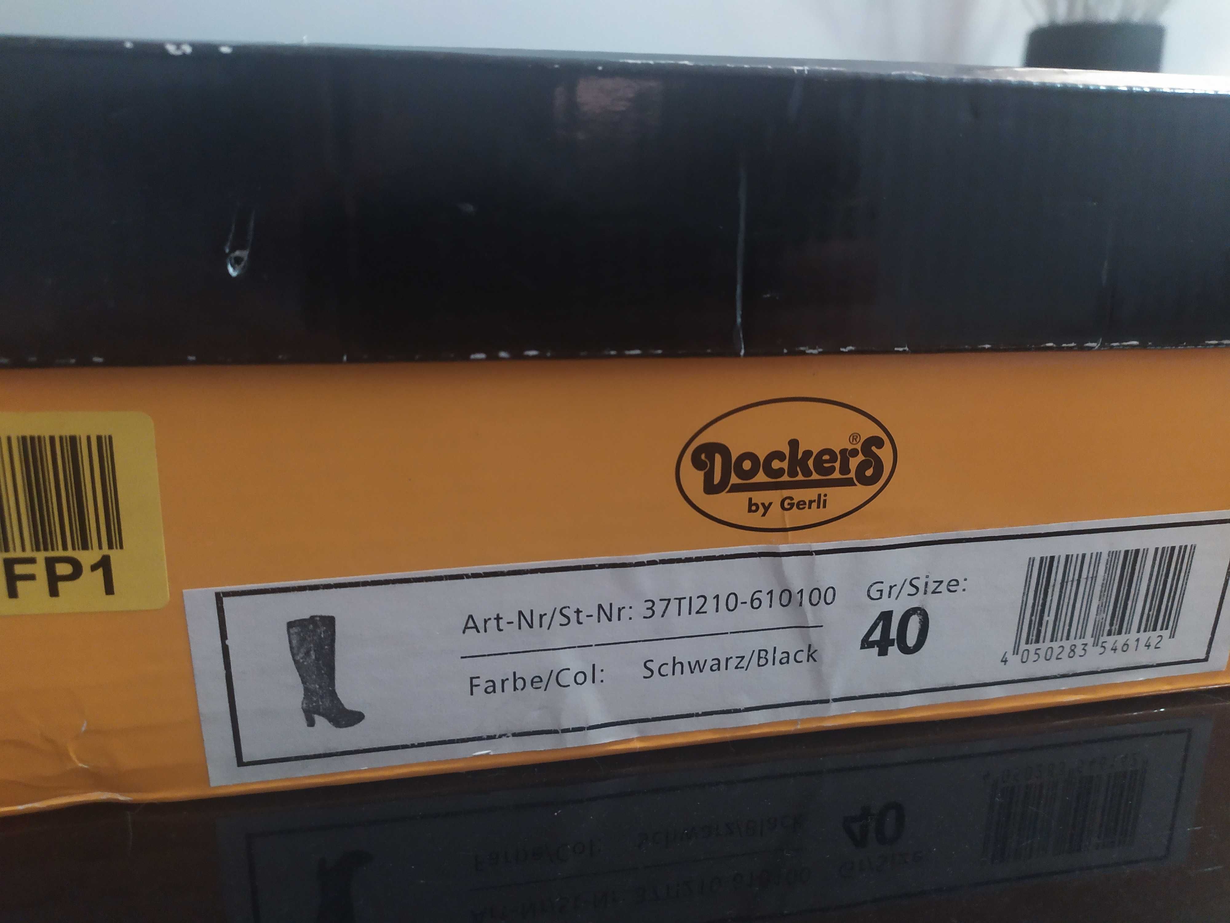 Kozaki na obcasie firmy Dockers by Gerli