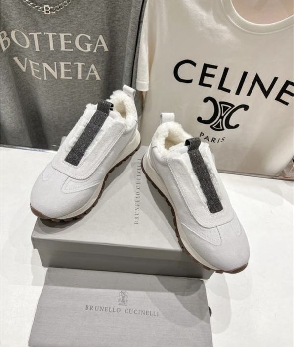 Жіночи осінні утеплені кросівки Брунелло Brunello