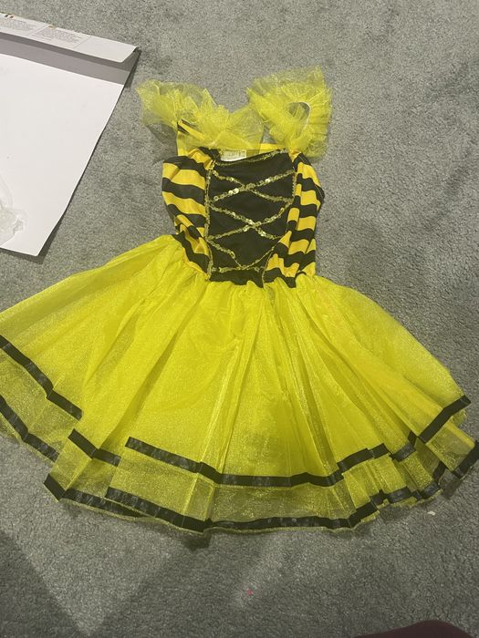 Kostium strój pszczółka sukienka 3 el 100-110