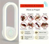Repelente de Pragas Ultrassónico - Mosquitos/Aranhas/Baratas/Ratos