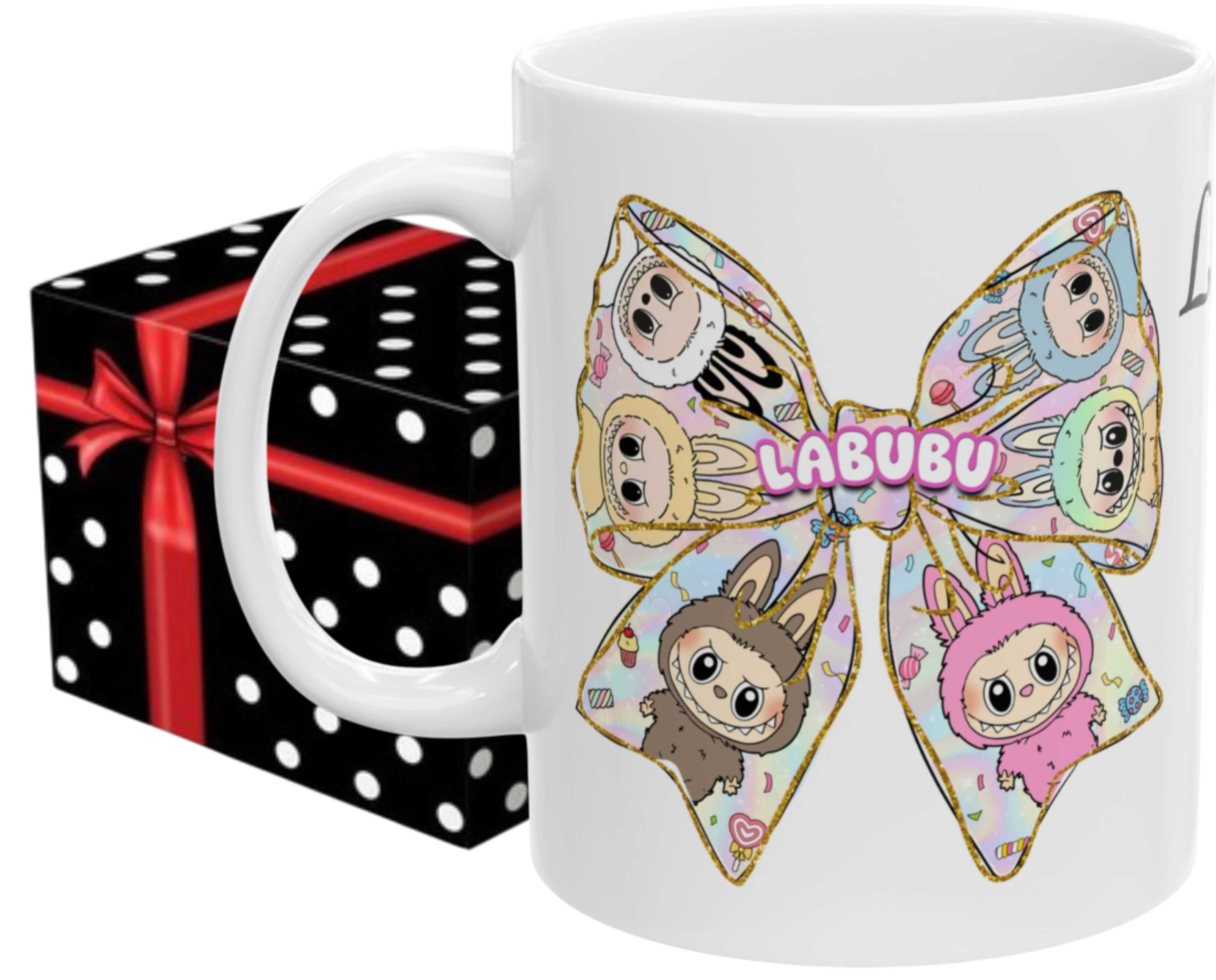 LABUBU kubek z imieniem personalizowany dowolny napis Dla Dziecka