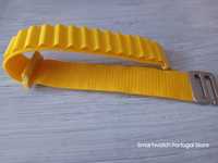 Bracelete 22mm em Nylon Alpine : Amarelo