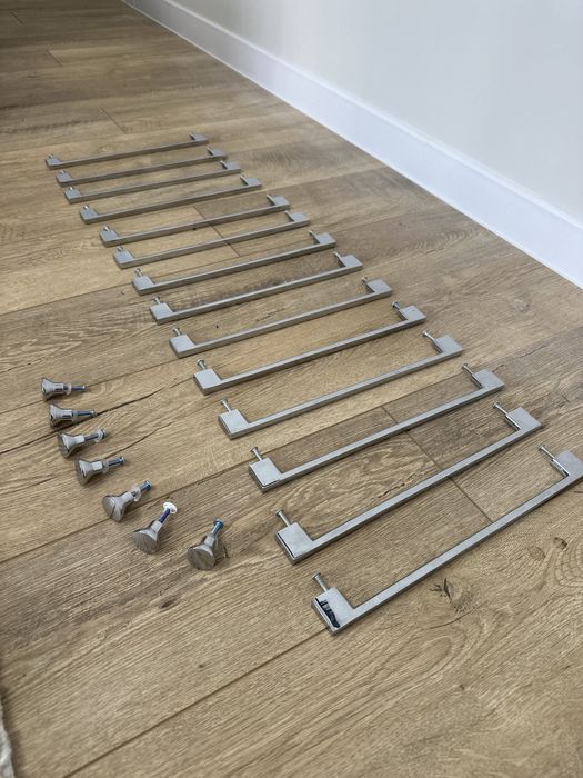 Ручки дуга металеві на меблі D-705/256 G2 Хром ОптимаЛайн