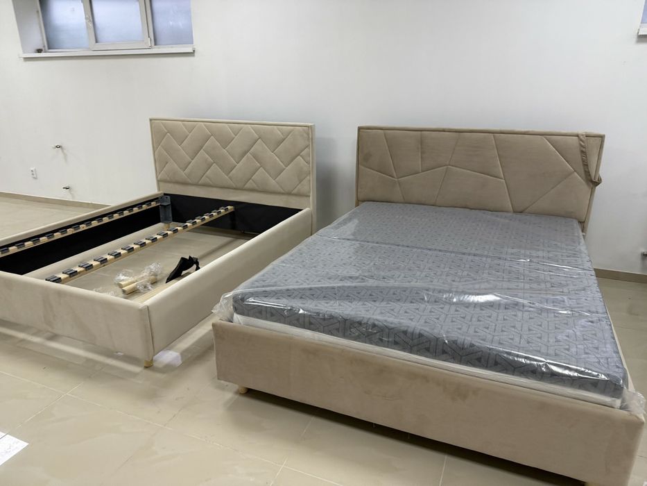 Мягке ліжко / ліжко в тканині/ якісне ліжко