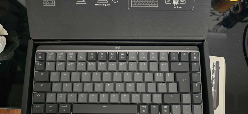 Teclado Mac mecânico Logitech MX Mini