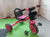 Триколісний велосипед рожевий